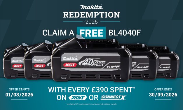 Makita launches limited time XGT® battery redemption