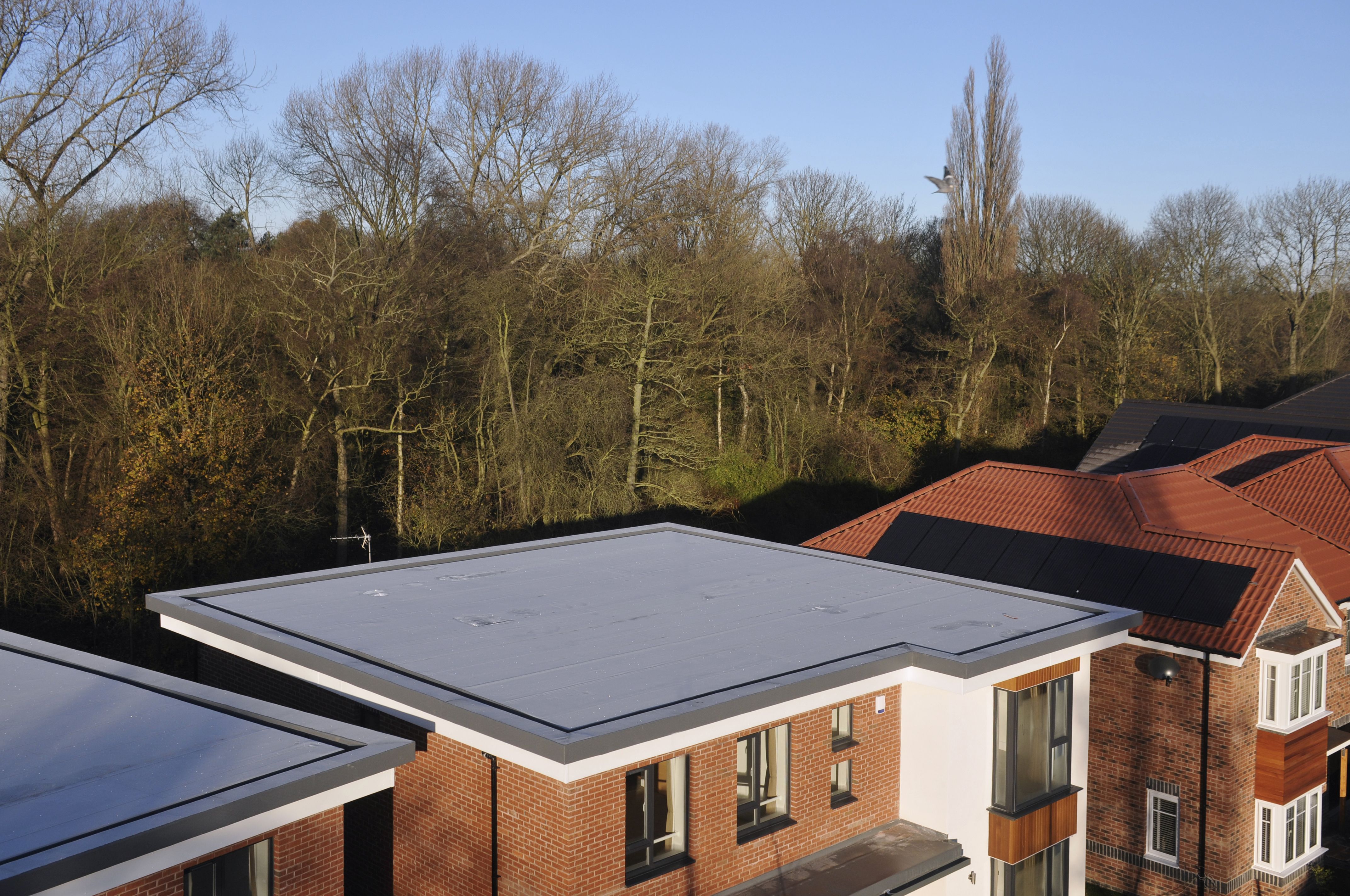 flat roof systems residential