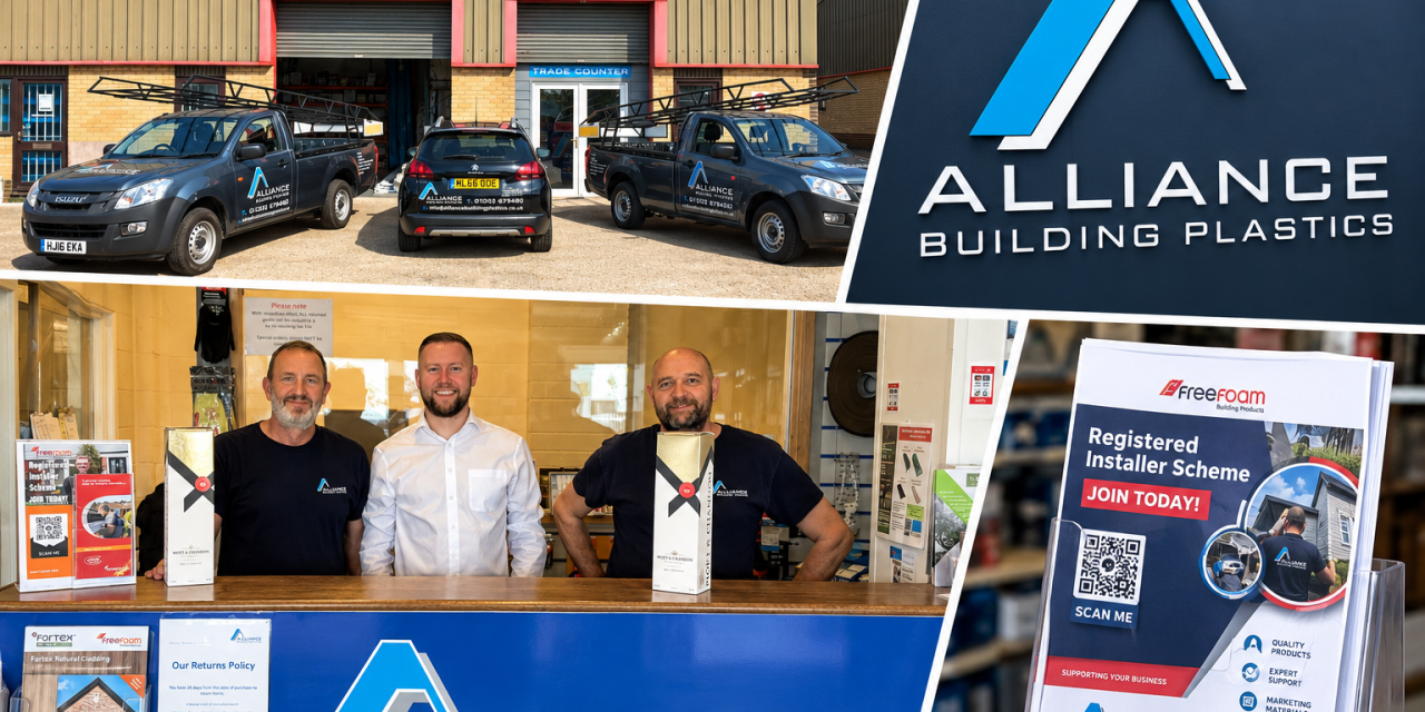 20-year partnership with Alliance Building Plastics celebrated by Freefoam