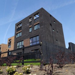 The new homes at Athletes Village, as part of the Glasgow Council's housing scheme