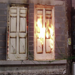 BM TRADA fire door test