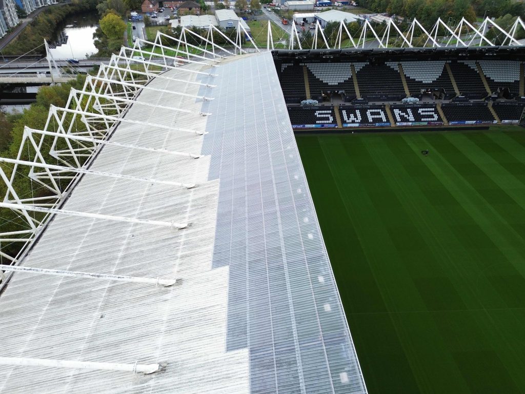 Brett Martin restoring the light in Swansea Stadium's 20th year 1 Brett Martin Swansea