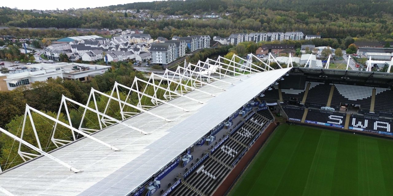 Brett Martin restoring the light in Swansea Stadium’s 20th year