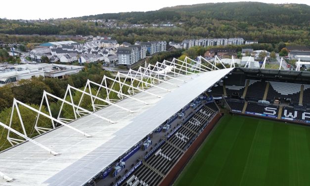 Brett Martin restoring the light in Swansea Stadium’s 20th year