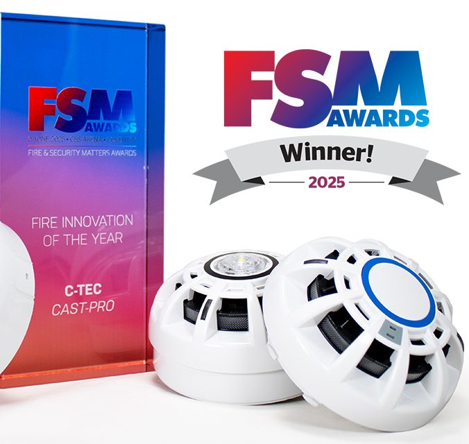 CAST-PRO from C-TEC wins Fire Innovation of the Year Award
