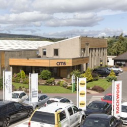 Exterior view of the CMS Window Systems HQ at Castlecary, near Cumbernauld.