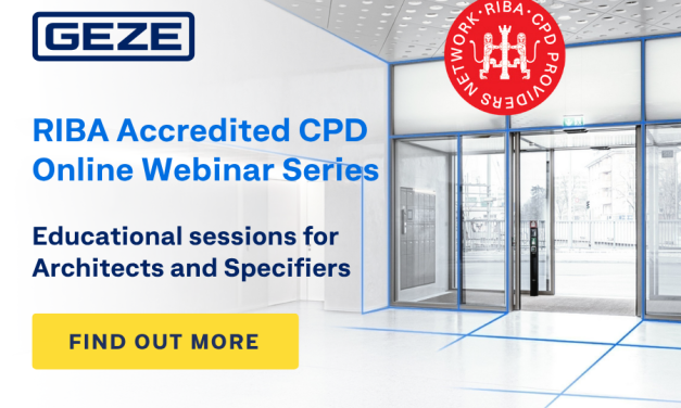 RIBA-Accredited CPD Webinar Series Launched by GEZE