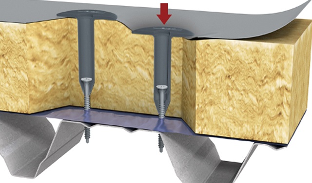 EJOT HTK tube washer and TKR fastener combination