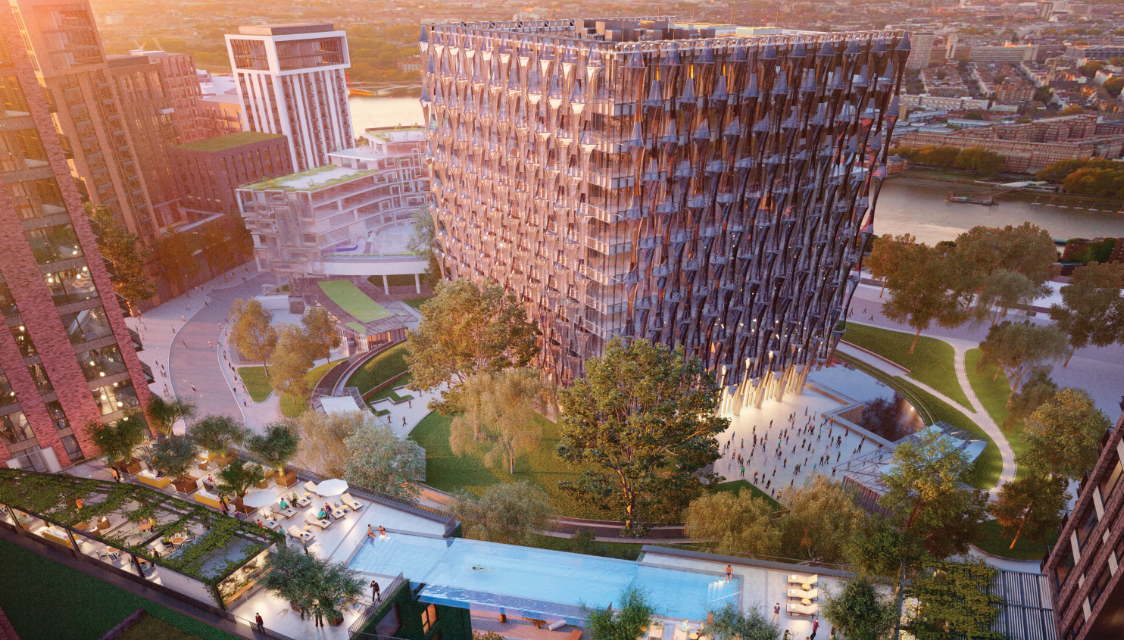 Ability by Dimplex fan coil units specified for Embassy Gardens development in London