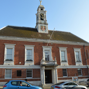 Secondary glazing at Braintree Town Hall