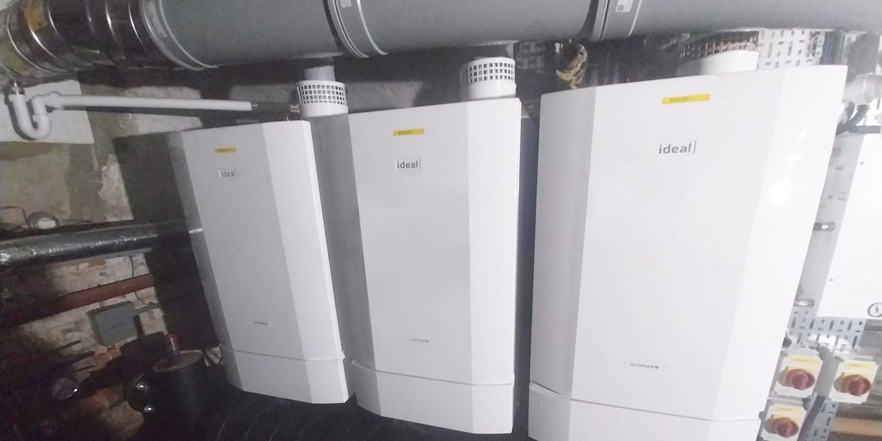 Ideal Commercial Heating boiler cascade delivers reliable heating for historic Berkshire hotel