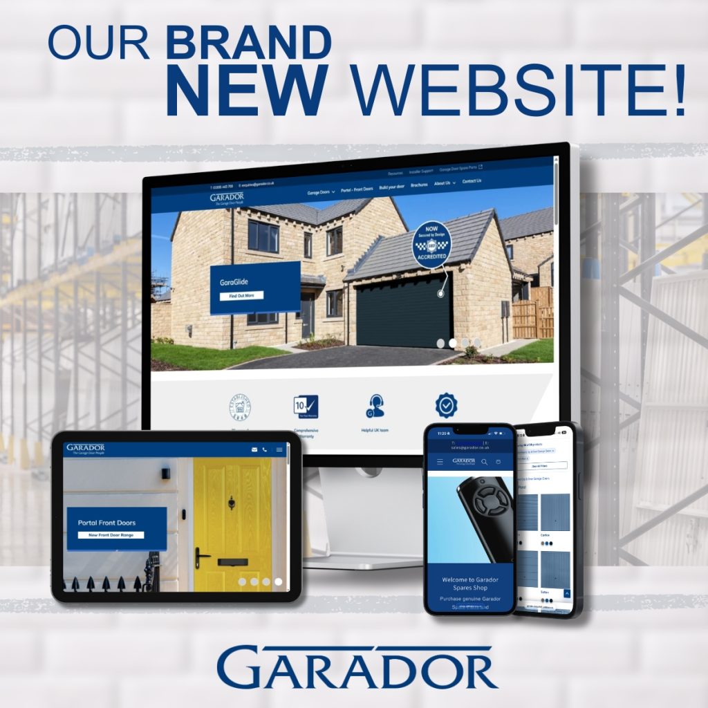 Garador launches new look website 1 Garador