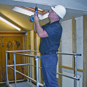 The Plasterer's Mate safety platform for low-level interior projects