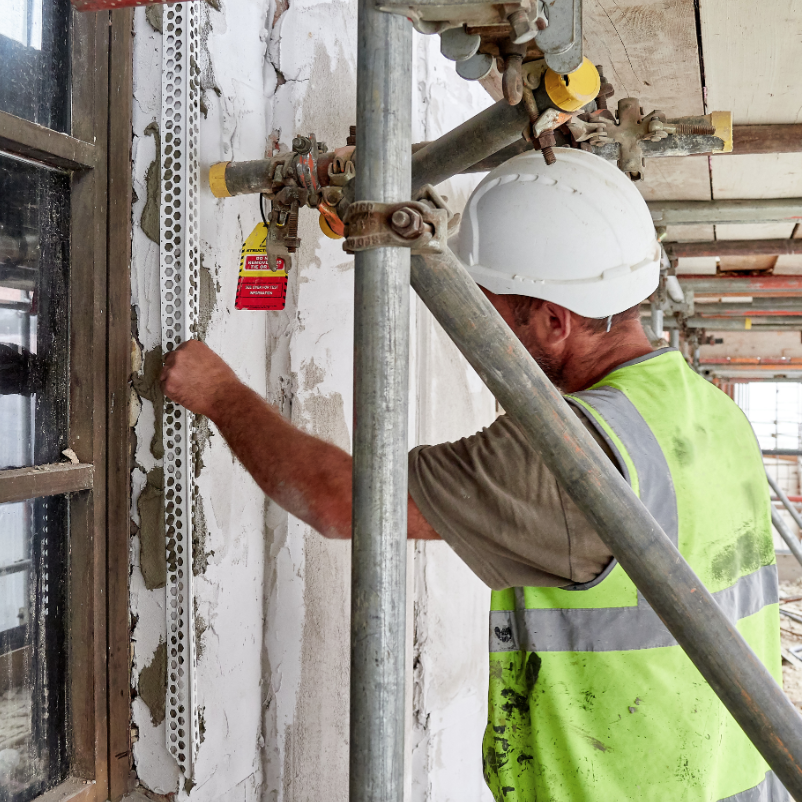 Renderplas: Builders avoid costly remedial work with PVCu render beads 3 Renderplas