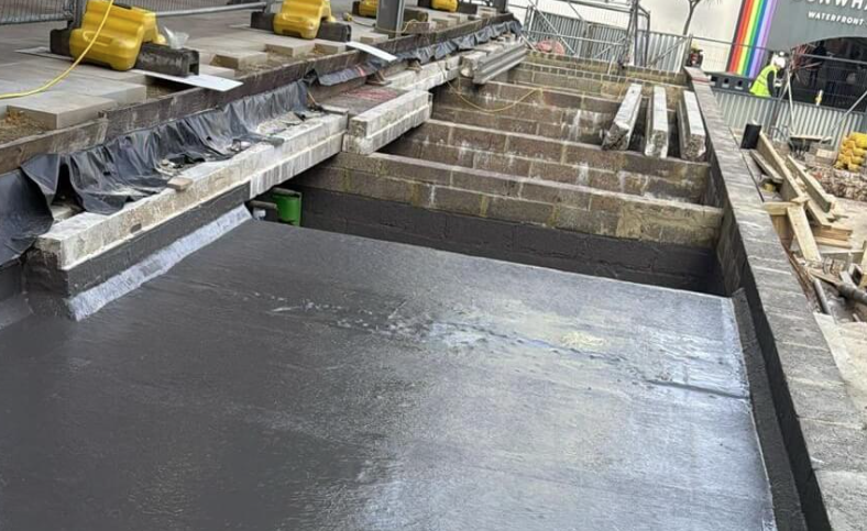 Newton Waterproofing at Gunwharf Quays, Portsmouth