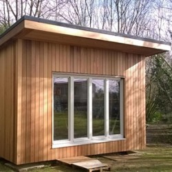 Timber cladding for Bath Lodge Castle gym